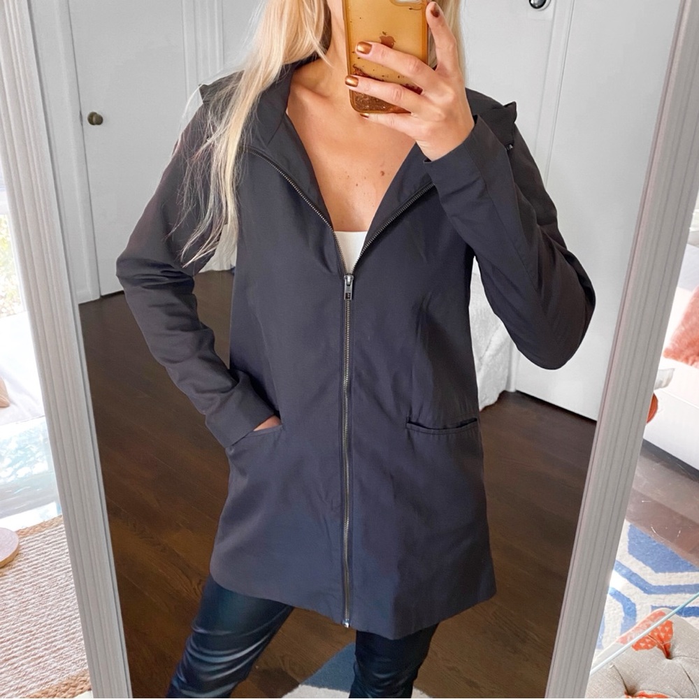 Only Plum Basic Hooded Coat! - image 1